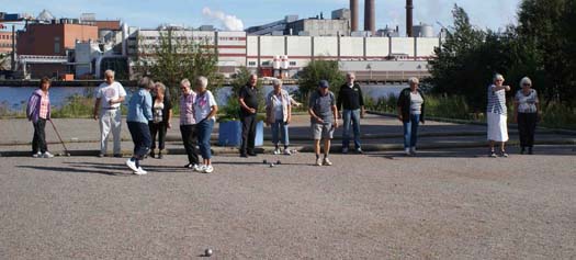 Roten, sol och boule – tre goda ting