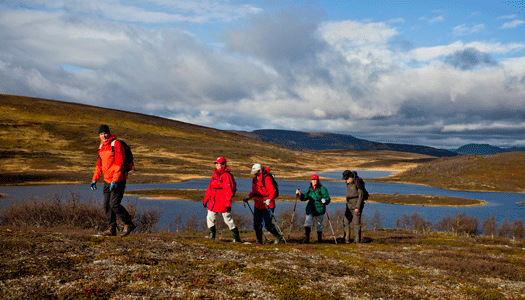 Lyxig fjällvandring i Ramundberget