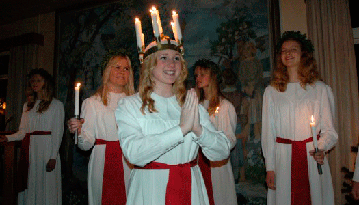 SPF Toarp har haft Luciafest