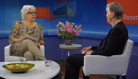 Barbro Westerholm intervjuas i SVT