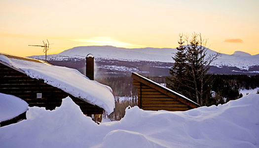 Kolåsen, Jämtland: Vinter i vildmarken