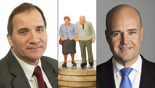 Pensionärsledarna kräver toppmöte med Reinfeldt och Löfven