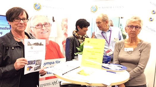 Fem SPF-distrikt samverkade på Bokmässan