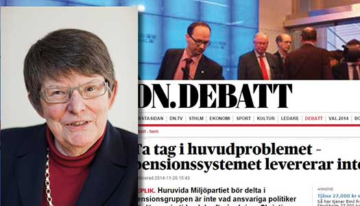 Bäddat för strid i Pensionsgruppen