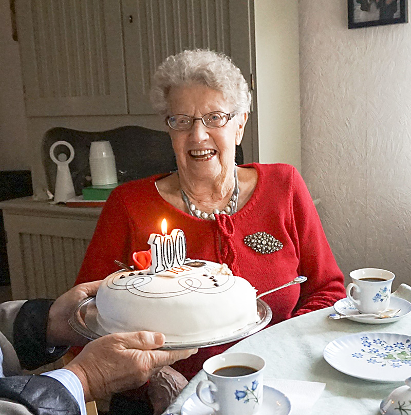 En hundraåring i vår förening