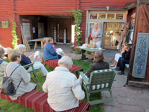 SPF Seniorerna Falun hos Slotts Barbro och Alice Lund