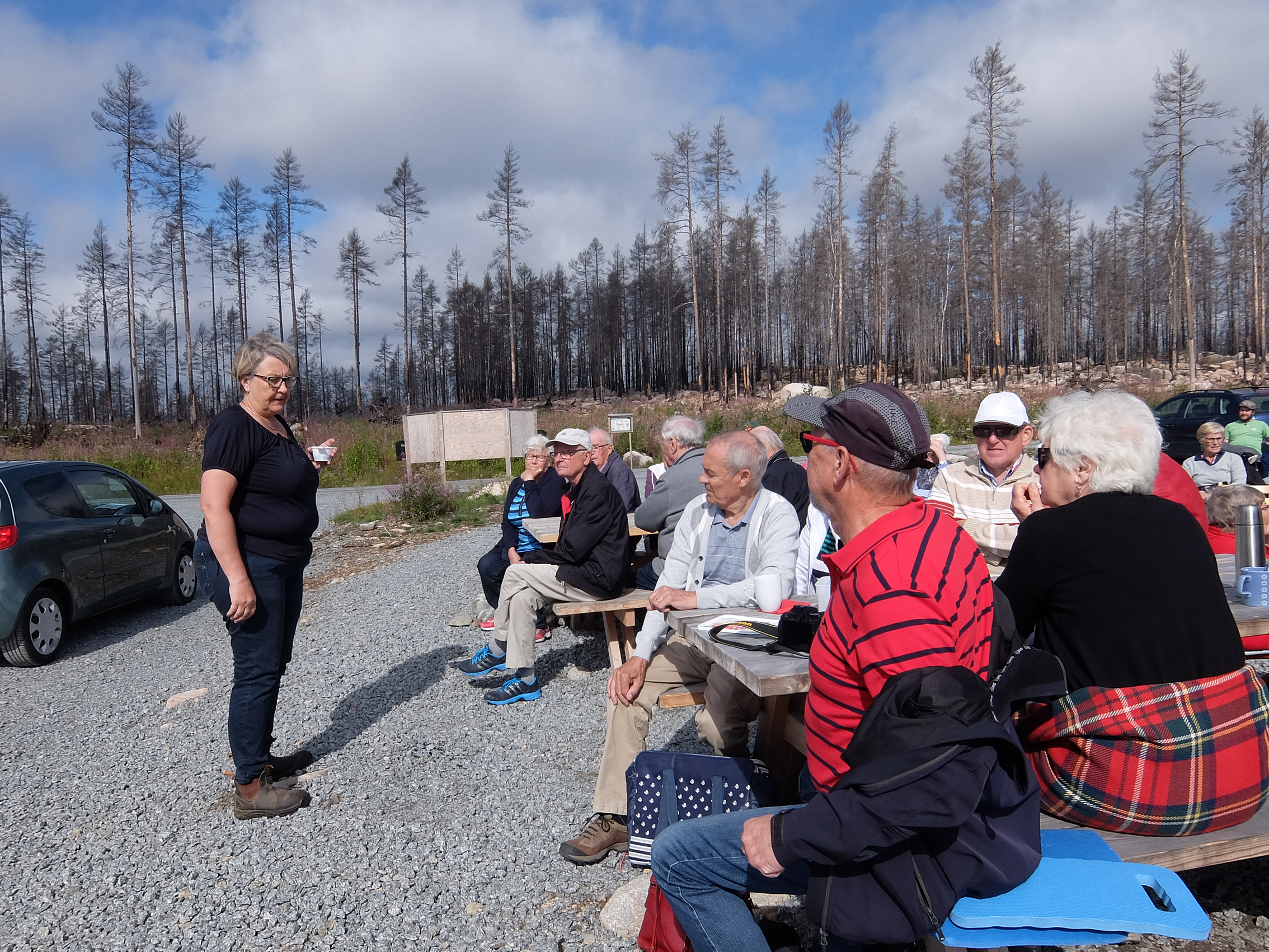 Herrevad besökte Hälleskogsbrännan