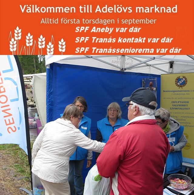 SPF värvade medlemmar på Adelövs marknad