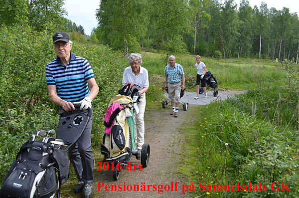 2016 års pensionärsgolf på Samuelsdal avslutad