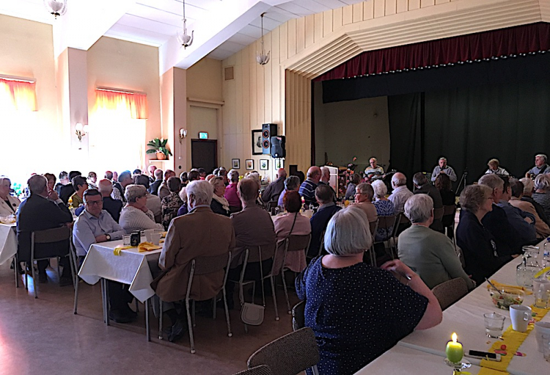 Norska snoor och polskor vid Husby påsklunch