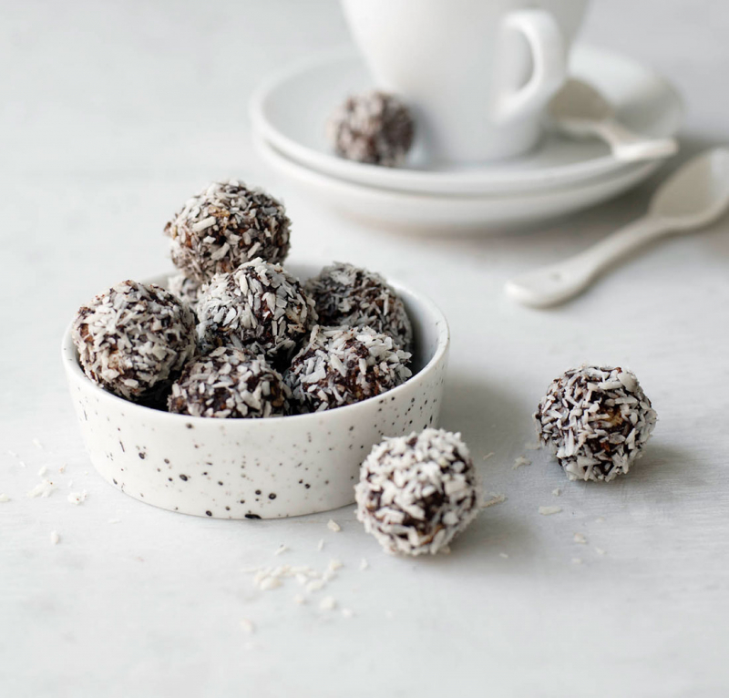 Chokladbollar av dadlar