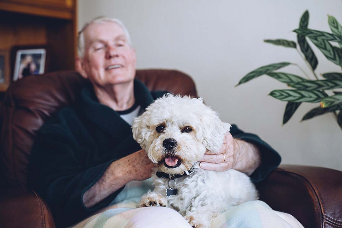 Angående pensionärer och storlek på hund