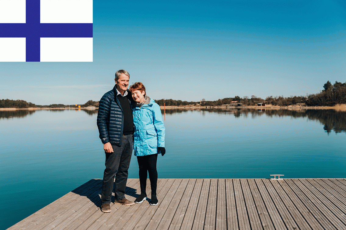Pensionär i Finland – ”Det är som en lottovinst att bo här”