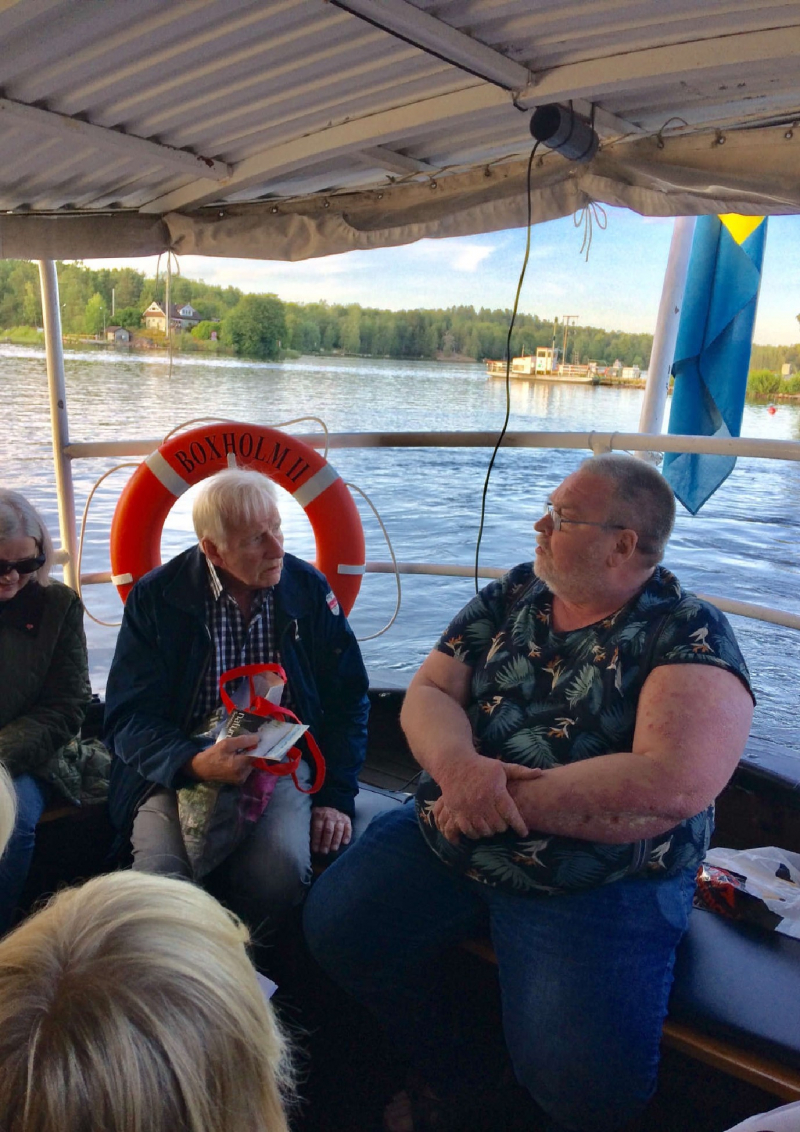 SPF Seniorerna Finspång/Hällestad, båttur på Sommen