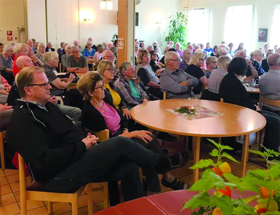 Fullsatt medlemsmöte fick höra om Centrala stadsrum