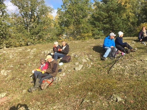 Vandring vid Dagnäsöns naturreservat.