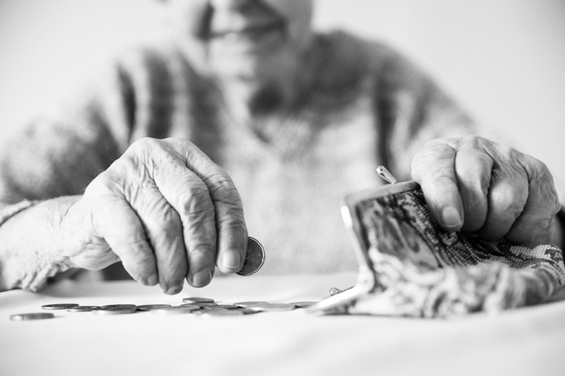 Kalldusch: 600 kronor lägre pension nästa år