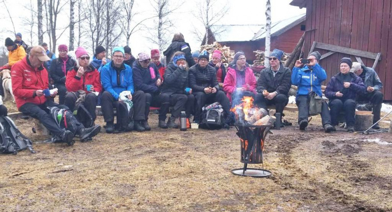 SPF Seniorerna Faluns långvandring i Boda Svärdsjö 10 mars