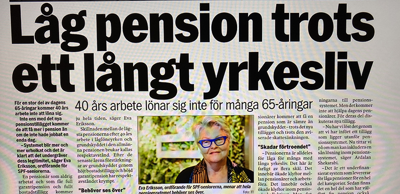 Ministern efter SPF Seniorernas granskning: Pensionerna måste höjas