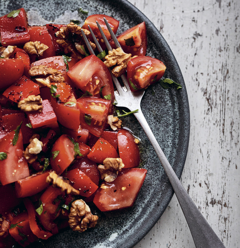 Marockansk sallad med valnötter