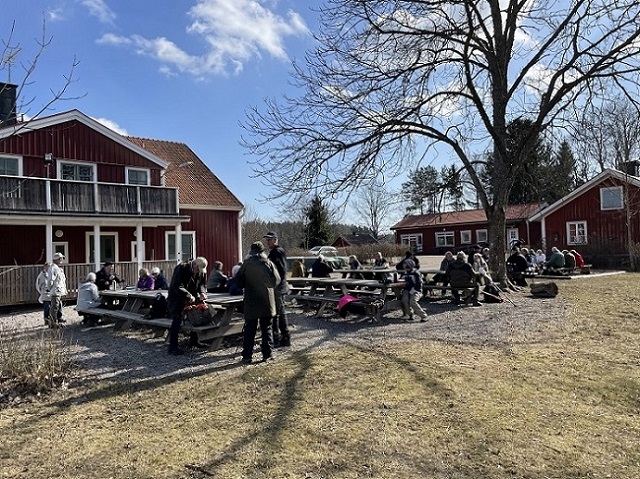 Vårens första vandring vid Söra fritidsområde