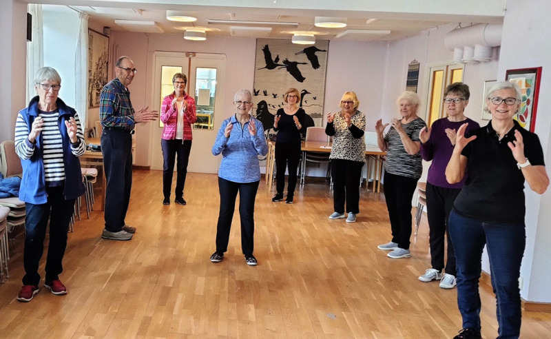 SPF Seniorer Skövde har haft avslutning av Tai Chi och Senior Qigong