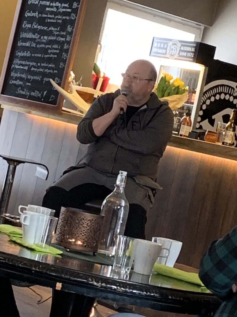 Lunch och föreläsning med Kalle Moraeus i Orsa