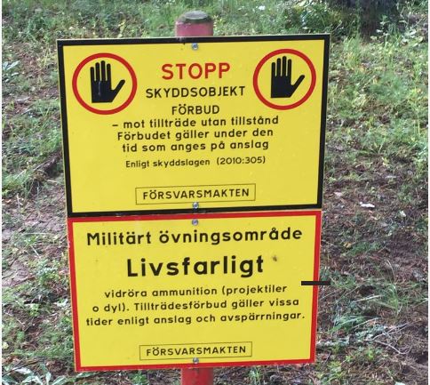 Försvarsmakten varnar för ”livsfarliga smultronställen”