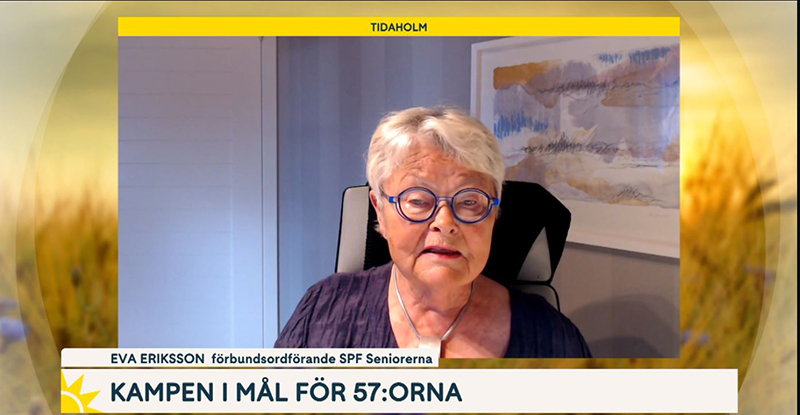 Eva Eriksson i SVT och TV4 om 57-orna