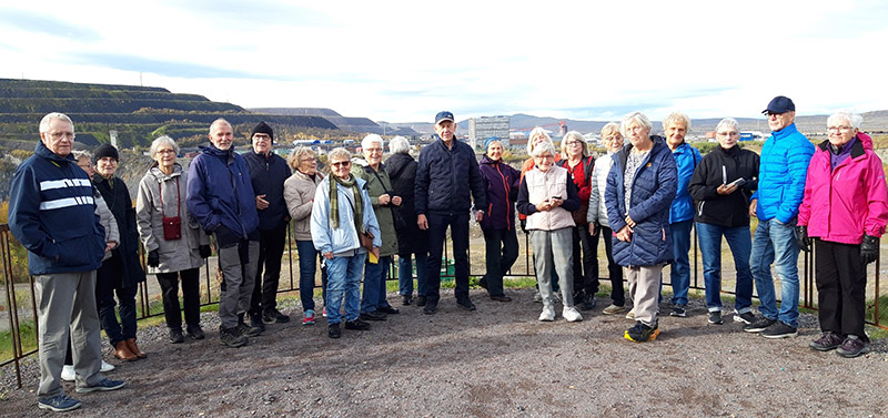 Seniorer från Haparanda och Kalix besökte Kiruna och Narvik