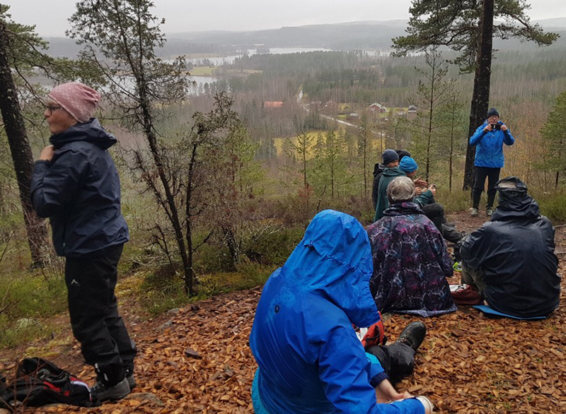 Långvandring från Nyberget för SPF Seniorerna Falun