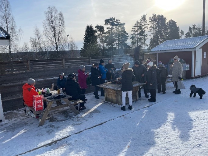 SPF Seniorerna Bogesund i slalombacken