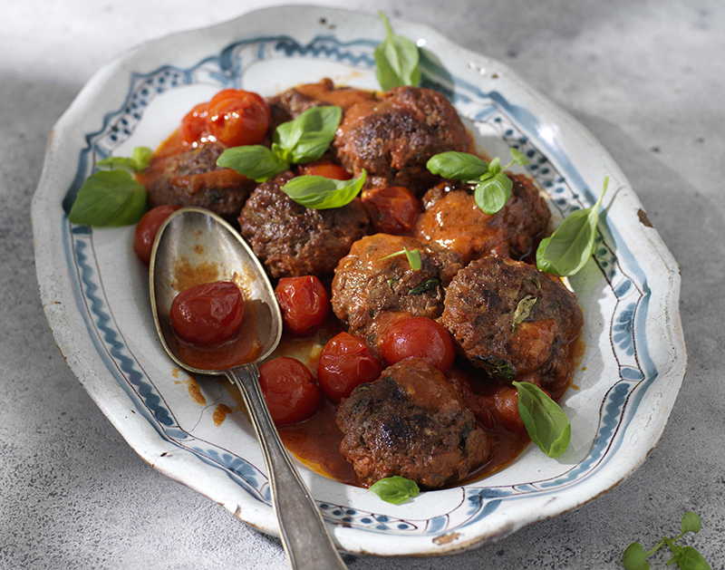 Polpette di carne e fagioli in umido