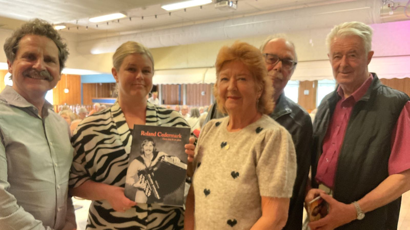 Roland Cedermark hedrades i Östersund
