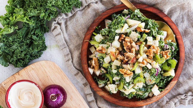 Kycklingsallad med mangodressing