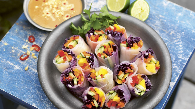Spring rolls med gottesåsen