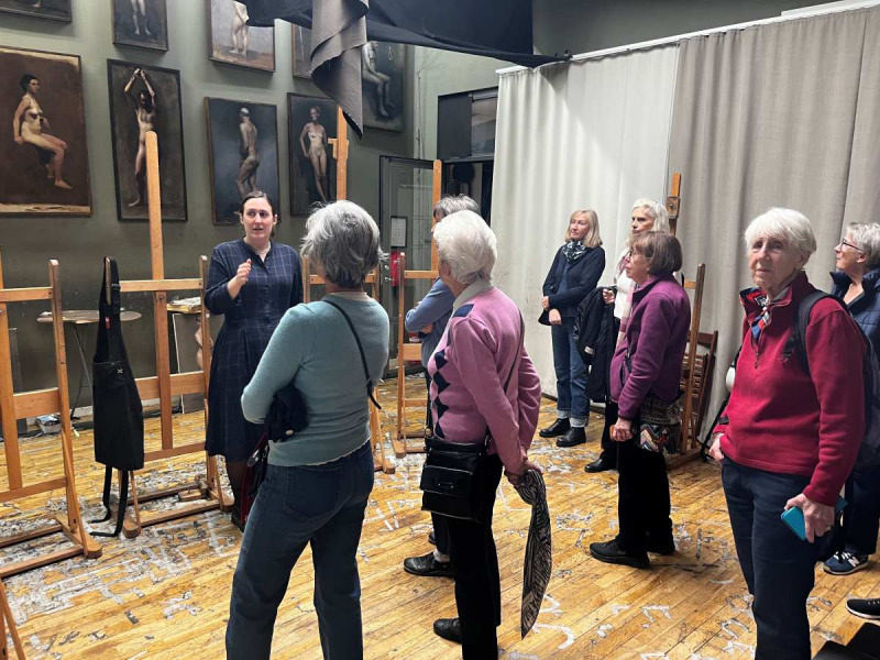 Konstskola väcker skaparlust hos Ullevis seniorer