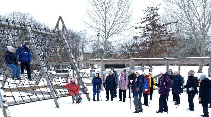 Eskilstunas frilufsare ute i kylan