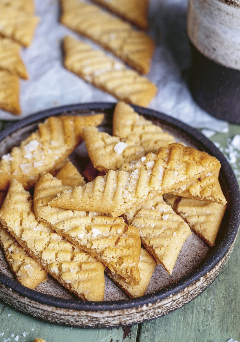 Kolasnittar med flingsalt