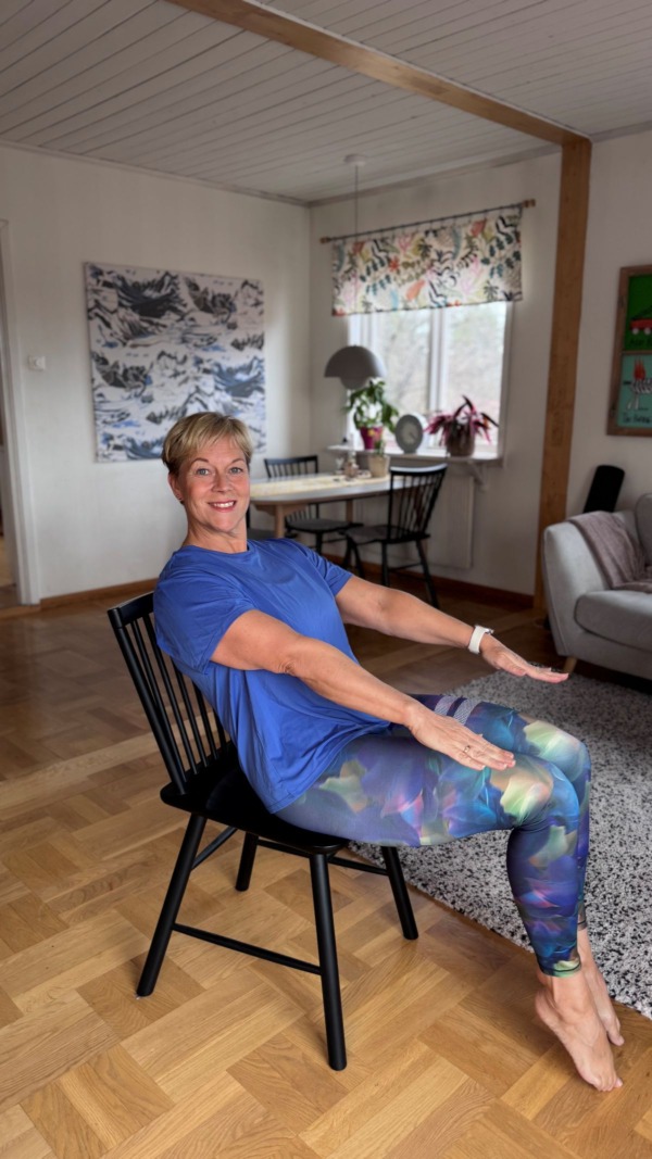 Pilates på stol